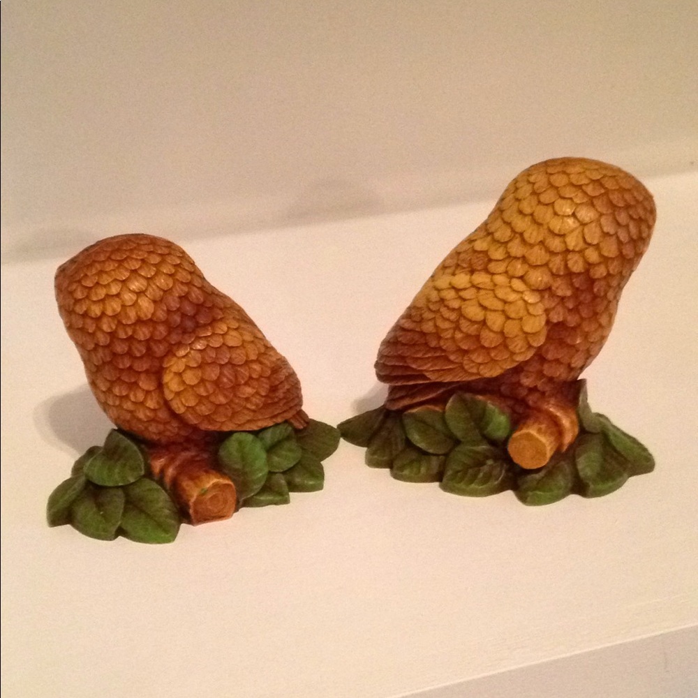 Resin Owl Set - Picture 2 of 5